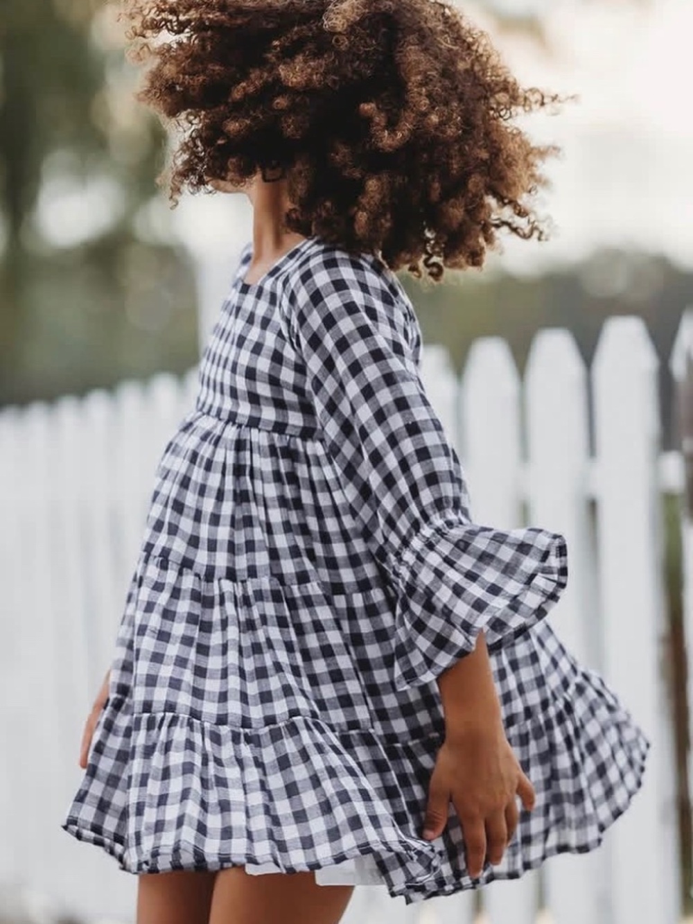 Well Dressed Wolf Midnight Gingham Julia Dress